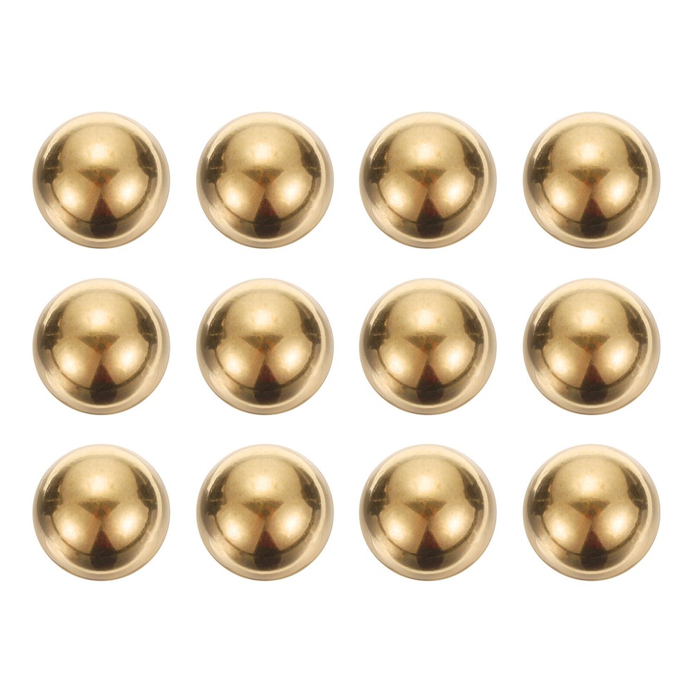 12pcs Precision Solid Brass Bearing Balls 12mm Industrial Brass Ball Spheres