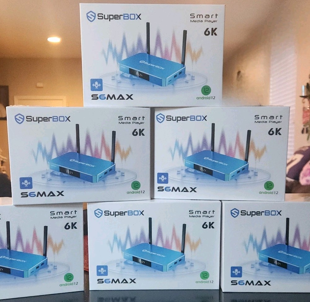 NEW 2025 Model-SuperBox S6 Max, 6K UltraHD, BlueTooth Voice Command