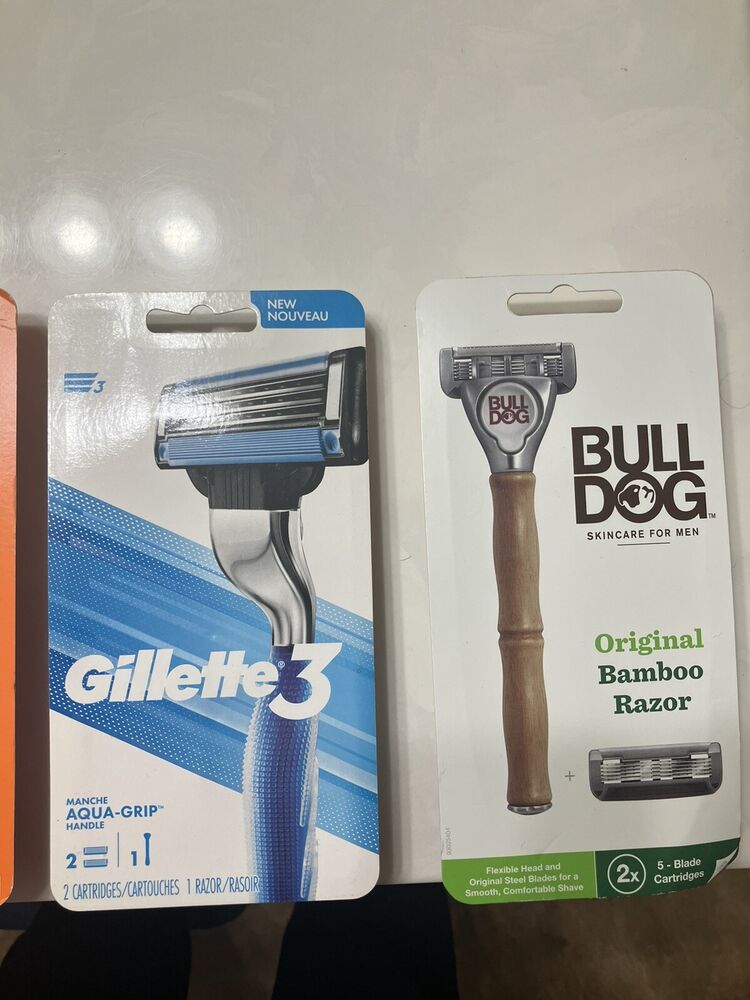 Gillette Bull Dog Shaving Products X2 MISB Lot New Buy Now!-image