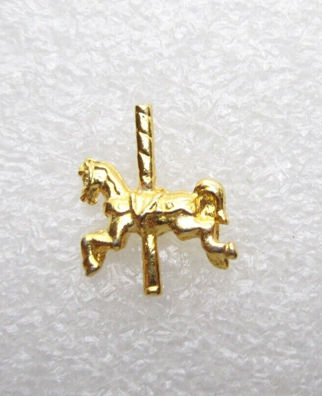 Horse Carousel Lapel Pin (C240)