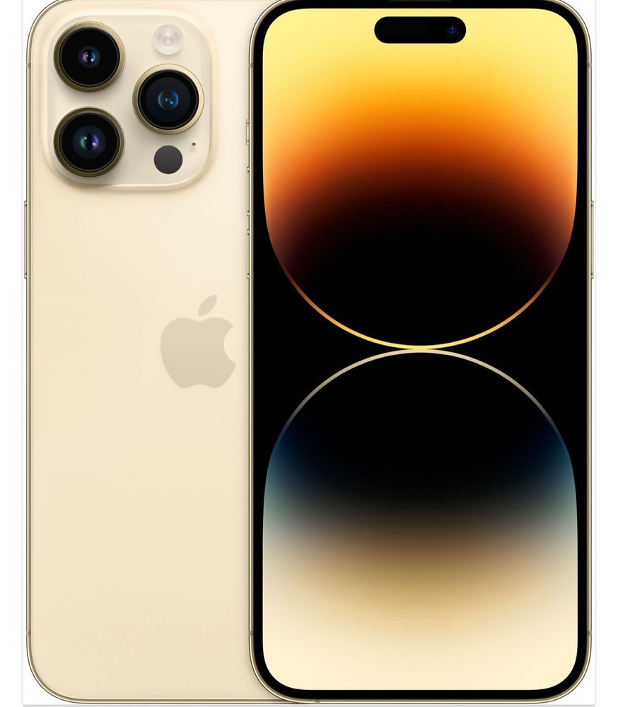 Apple 14 Pro Max - 128 GB - Gold (Unlocked) TIK TOK & CAPCUT APP INCLUDED