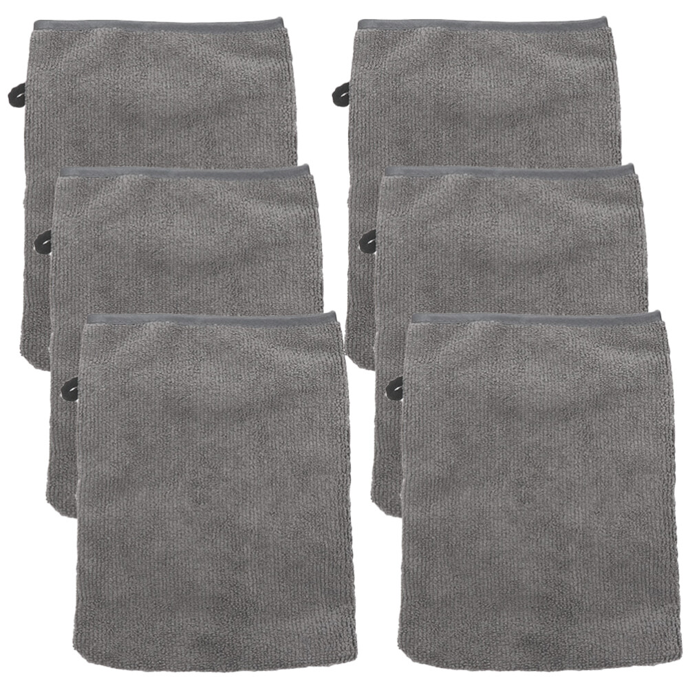 6 Pcs Convenient Facial Mitts Makeup Removing Cloth Sponge Wipes Travel