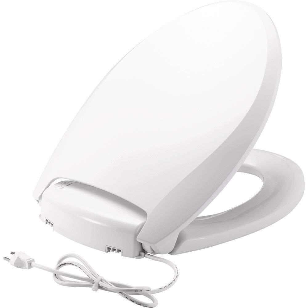 BEMIS Radiance Heated Night Light Toilet Seat will Slow Close and Never Loosen