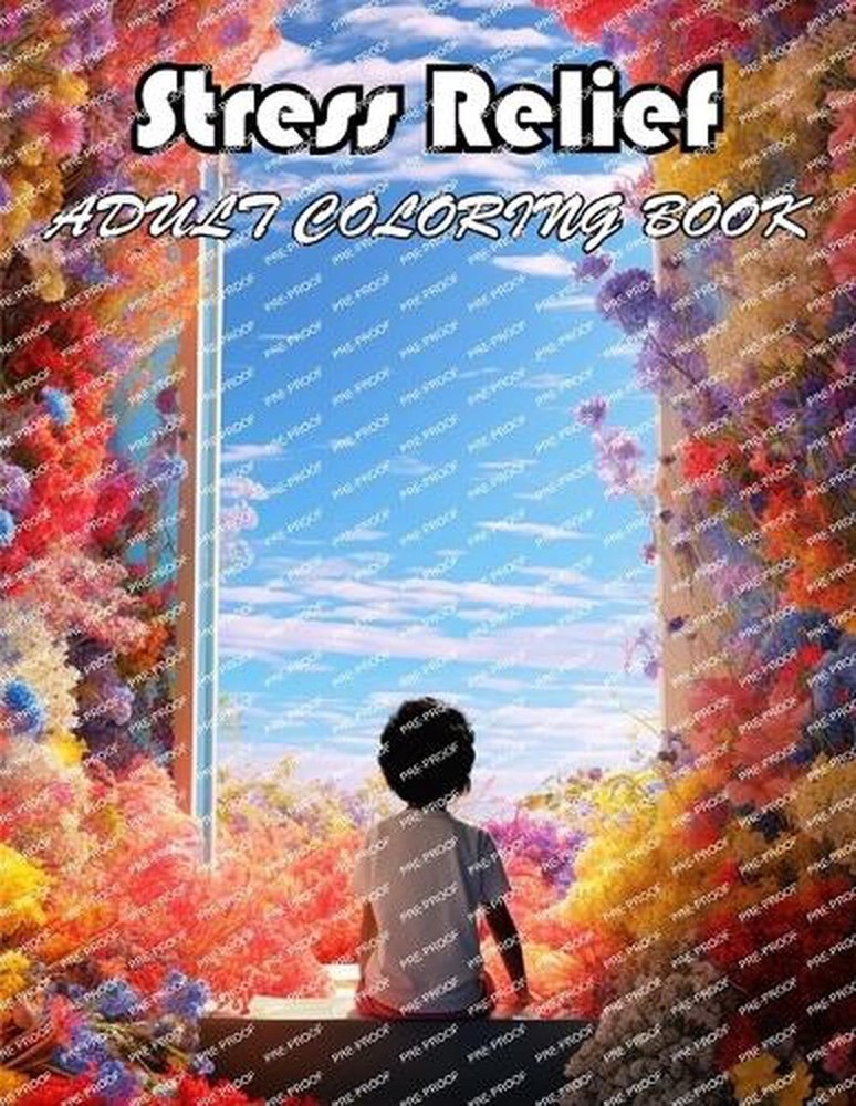 Stress Relief Adult Coloring Book: Calming and Adorable Designs for Adults by Ma