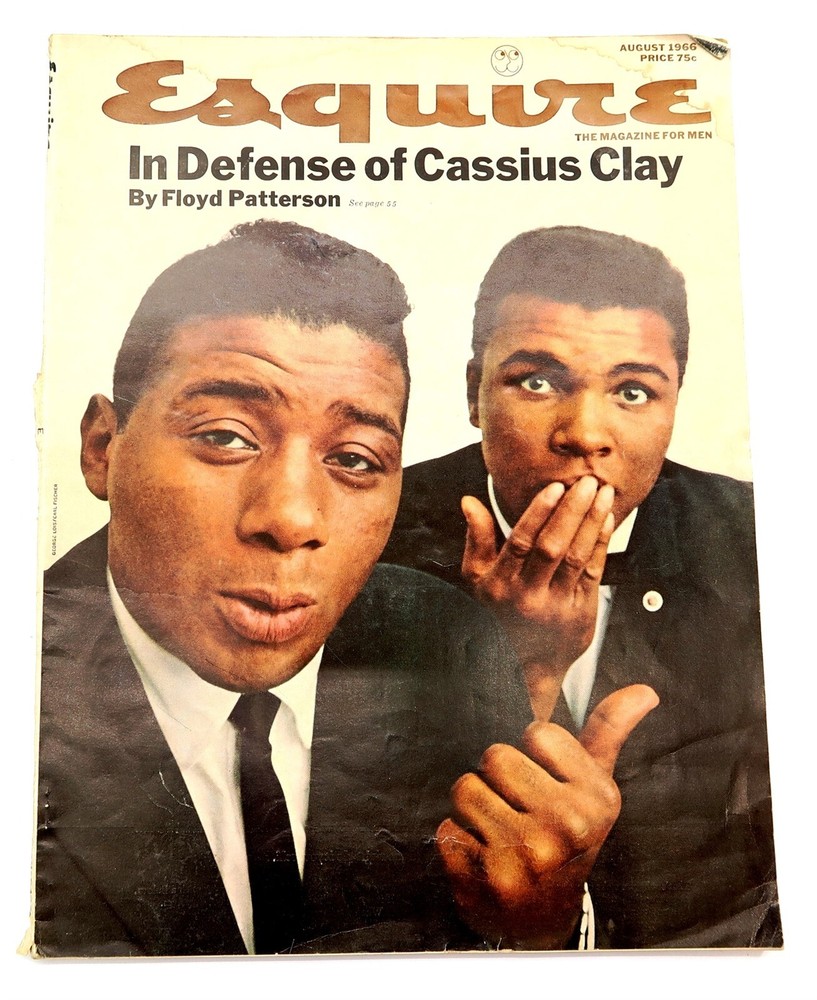 Vintage 1966 ESQUIRE Magazine for Men from August Cassius Clay (Muhammad Ali)