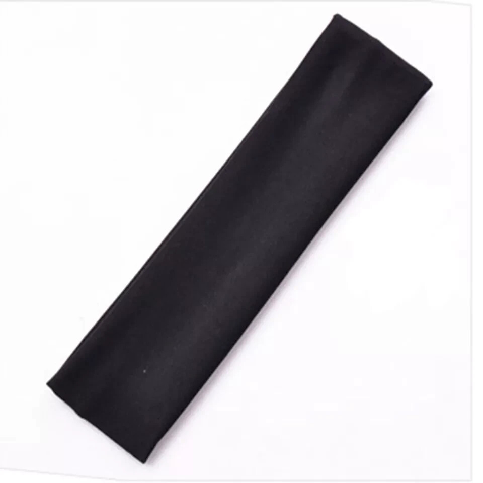 Elastic Cotton Unisex Sports Yoga Headband for Fitness and Sweat Control