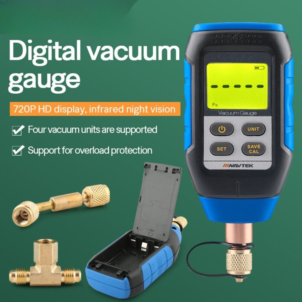 VMV-1 Intelligent Digital Vacuum Gauge Laboratory Refrigeration System Vacuum