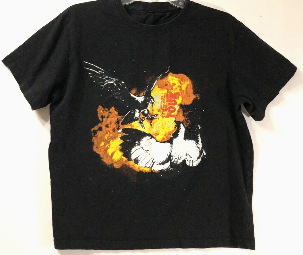 Travis Scott Birds Eye View Tour 2017 General Admission Women Black T-Shirt M