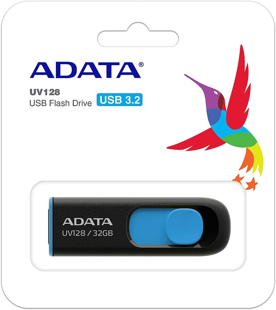 ADATA UV128 32GB USB 3.2 Gen1 Flash Drive High-Speed Thumb Stick