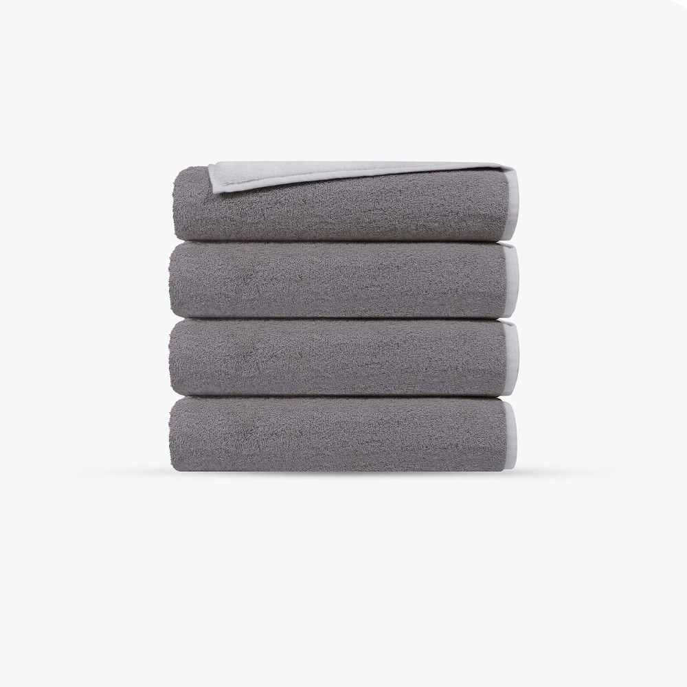 Double Face 4 pcs Turkish Wash Towels Set