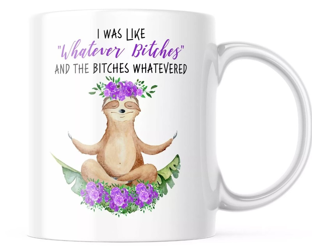 Funny Coffee Mug  Sloth Coffee Cup Cute Fun  11 Oz. Mugs, Mug Gift, Mother Day