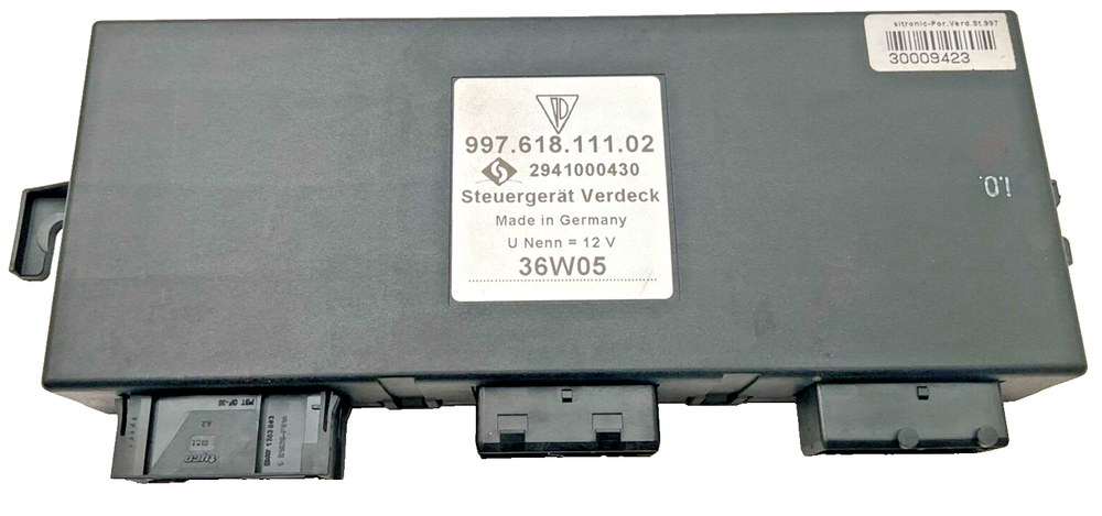 2006-2012 Porsche 911 Convertible Top Roof Control Module OEM Brain Box