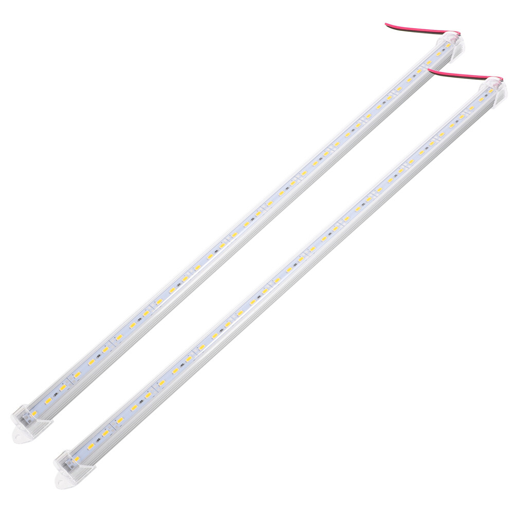 2 Pcs 12V LED Strip Shop Light White Lamp Enclosed Trailer Lights