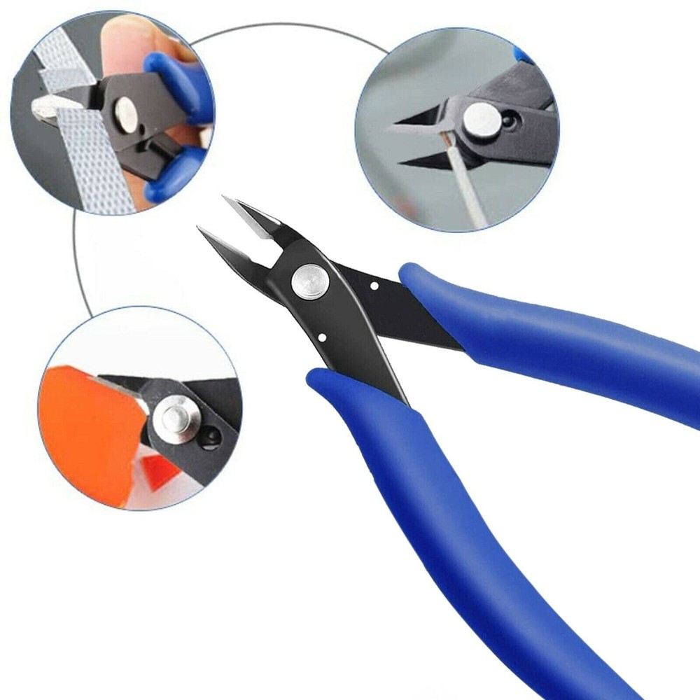 Wire Cutter Side Snip Pliers for Jewelry & Electrical Cables