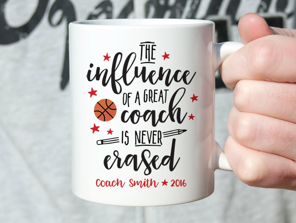 Personalized Basketball Coach Mug - Perfect Gift for Coaches