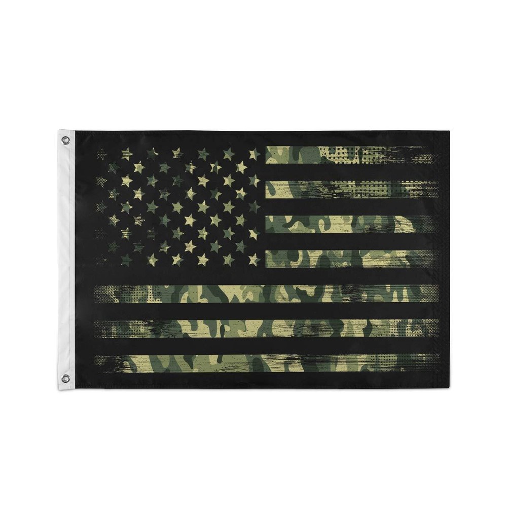 American Flag Camouflage Flags 2x3 ft Flying Outdoor Flag Premium Banner for ...