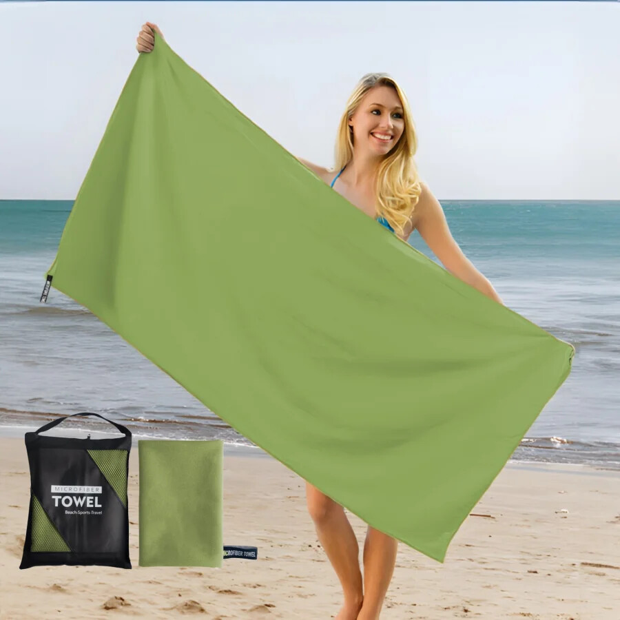 Oversized Beach Towel Sand-Free Quick Dry Super Absorbent Microfiber