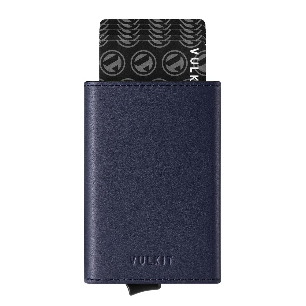 Pop up Card Holder Genuine Leather Bifold Wallet with Banknote Compartment, I...