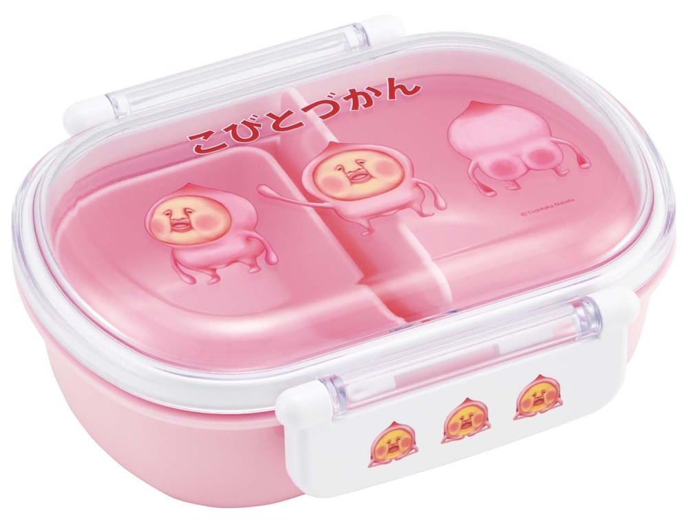 Skater Dwarf Zukan 360ml 1 Tier Kids Bento Lunch Box with Core Side Dishes  