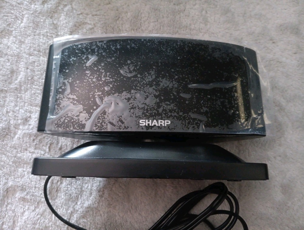 Sharp LED Digital Alarm Clock, Swivel Base, SPC033