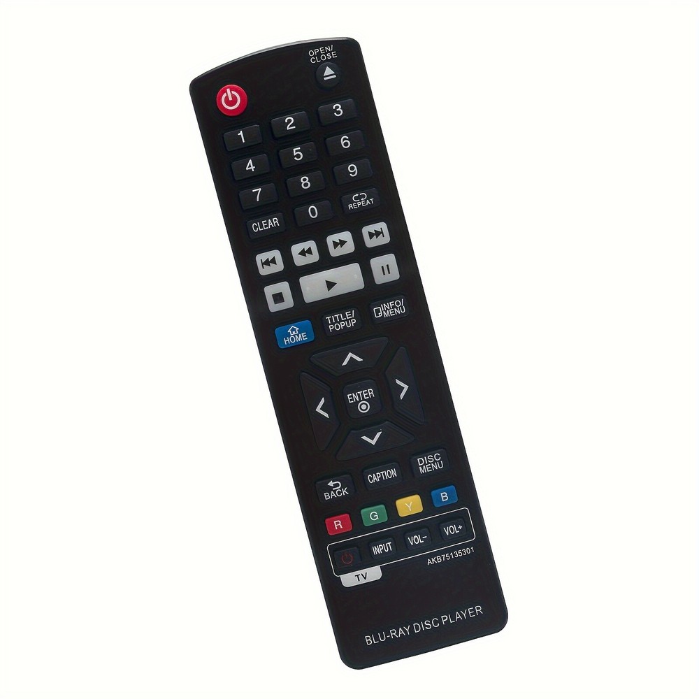 AKB75135301 Replaced Remote For LG Ultra HD Blu-ray Player UBKM9 UP970 UBKC90