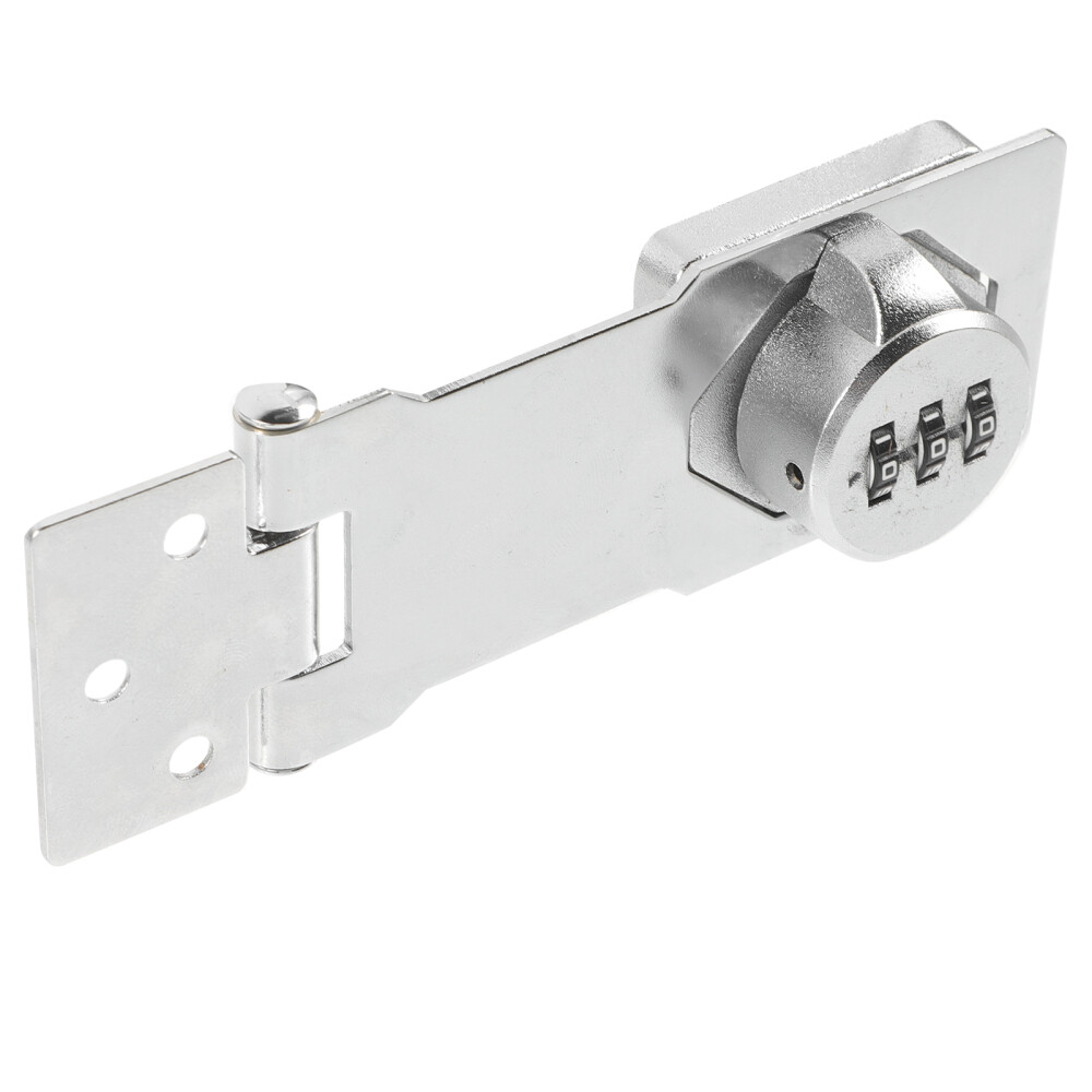 Password Hasp Lock Barn Door Latch Mechanical Rotary Hasp Lock for Small Doors-image