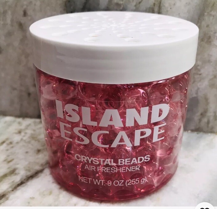 Air Freshener  Crystal Beads Island Escape  9 oz Jar