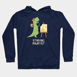 Starving Rawrtist Made in USA Hoodie S to 3XL