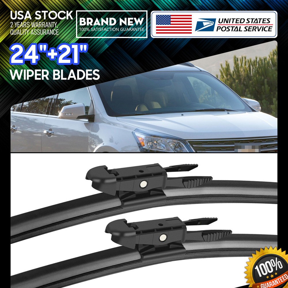 OEM East Forest 24 and 21 Inch Wiper Blades with 40% Longer Life
