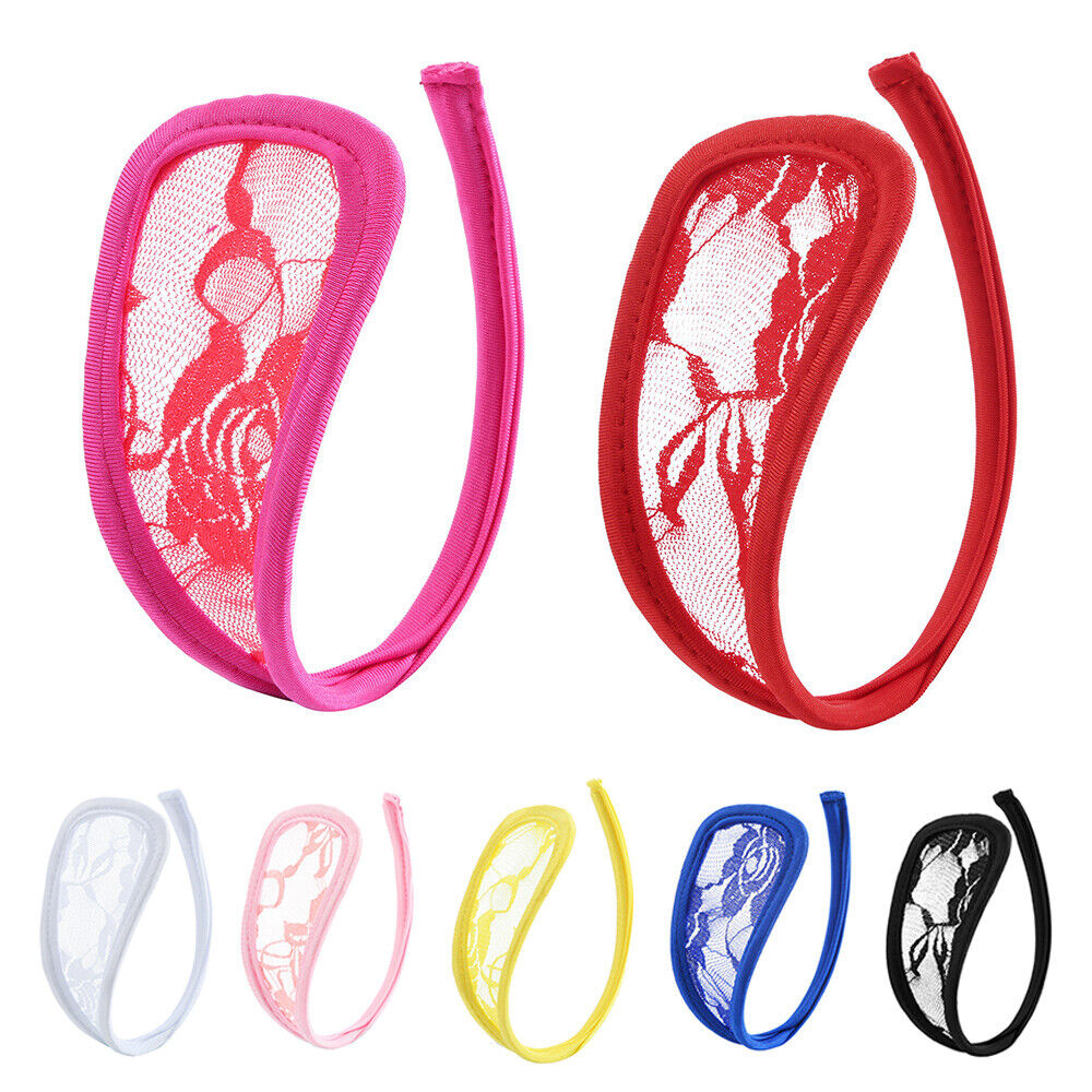 Women Invisible C-String Thongs Underwear Lingerie Strapless Thong Panties White