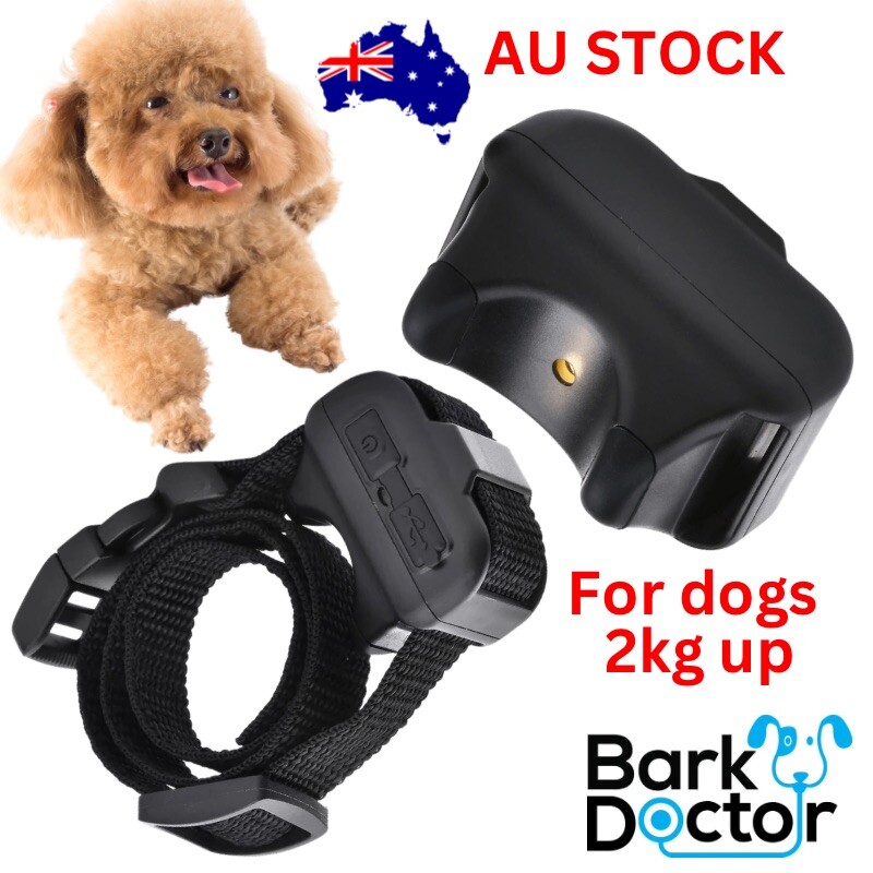 MINI AUTOMATIC BARK COLLAR XXS XSmall 2-12kg Dogs WARNING SOUND+SHOCK WATERPROOF