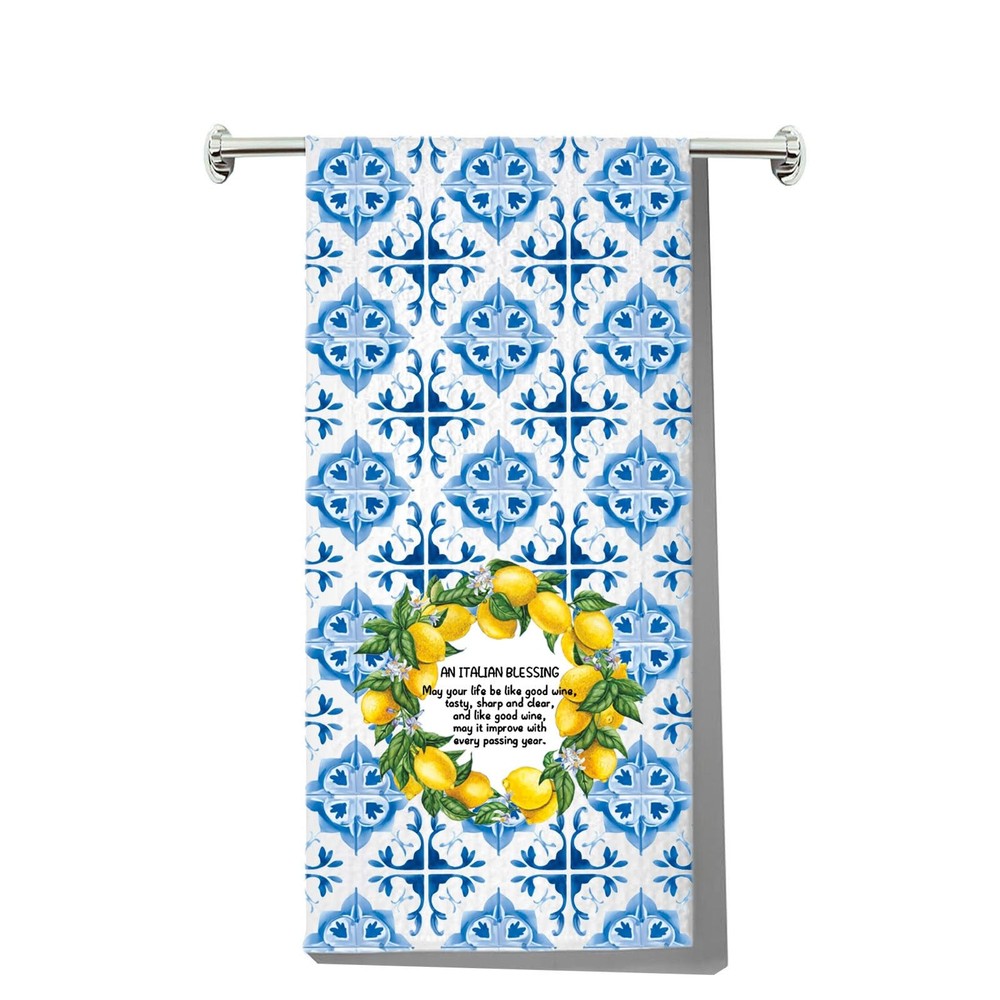 Italian Blessing Kitchen Towels Italian Mama Towel Italian Nonna Towel Talian...