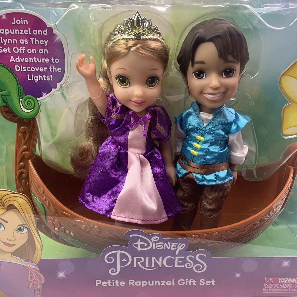 Disney Princess Rapunzel/Flynn Rider Petite Childrens Pretend Play Toy Set