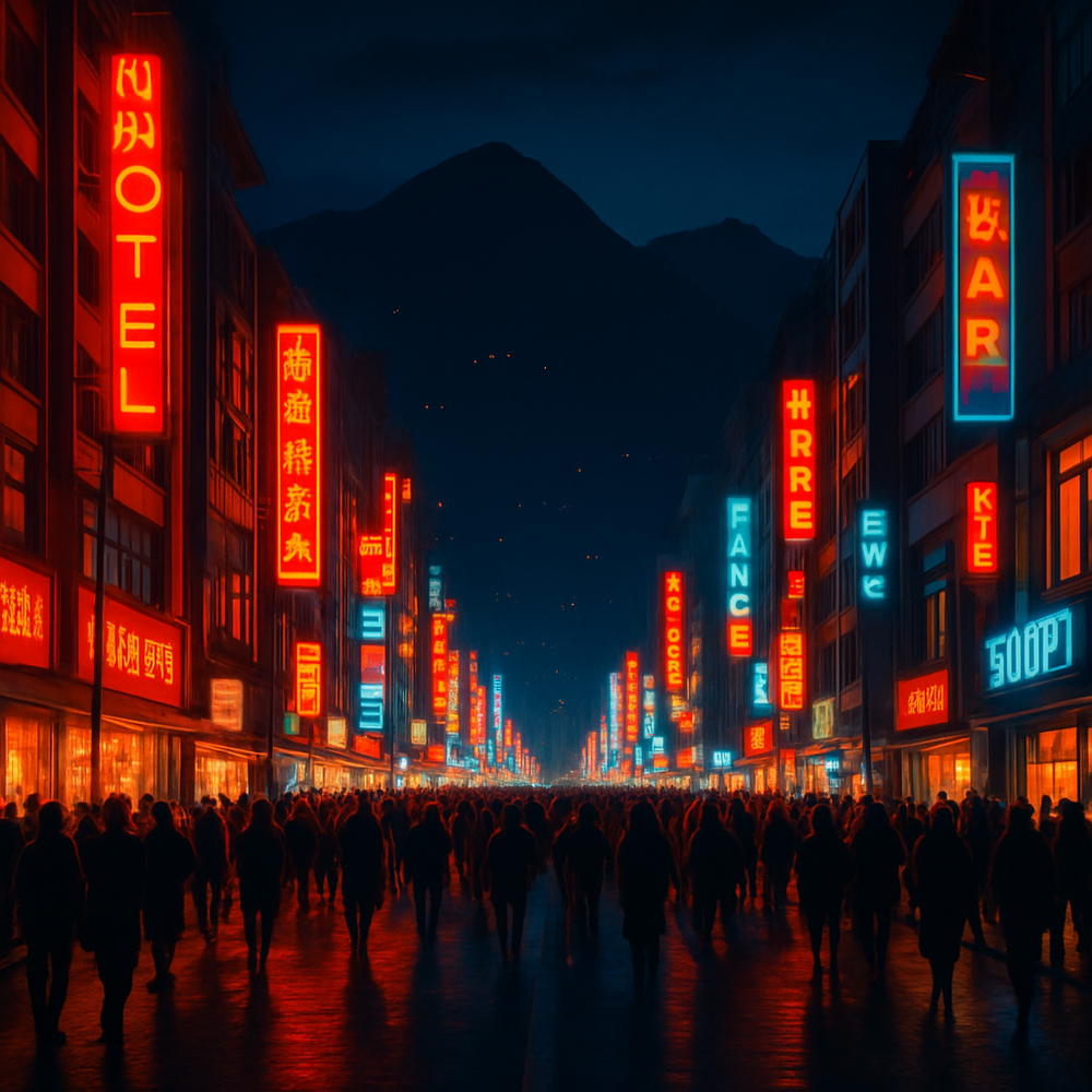 Urban Cityscape Art Photo for Desktop Wallpaper Background