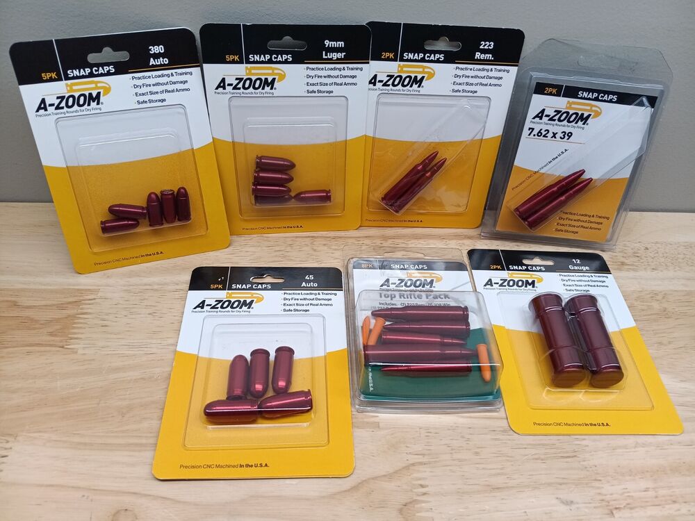 A-Zoom Precision Snap Caps Choose Your Caliber!! Multi-Calibers Available