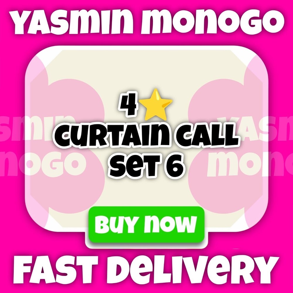 4s Curtain Call - MonoGo Sticker - Fast Delivery