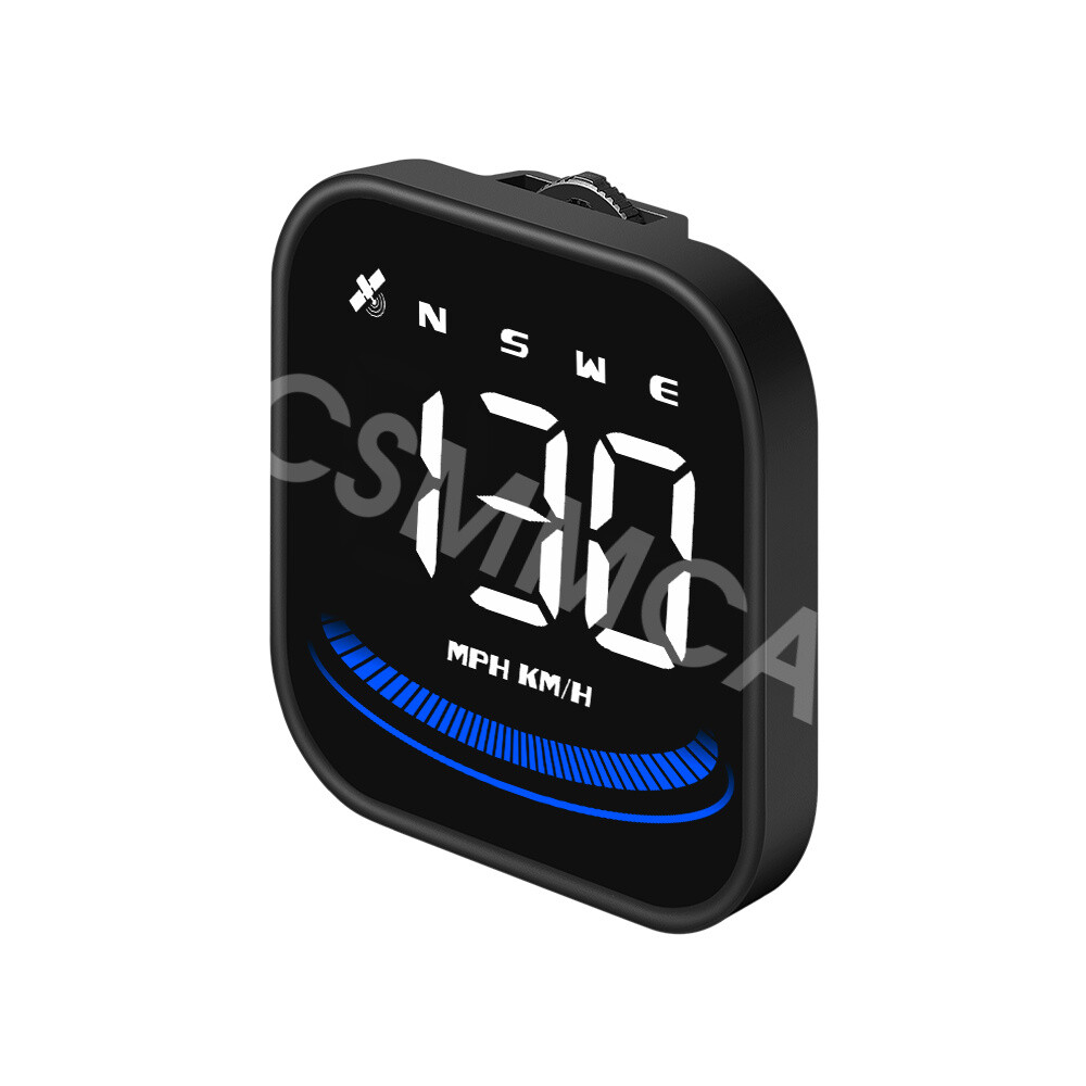 Car HUD GPS Head-Up Display with Digital Speedometer & Overspeed Alarm