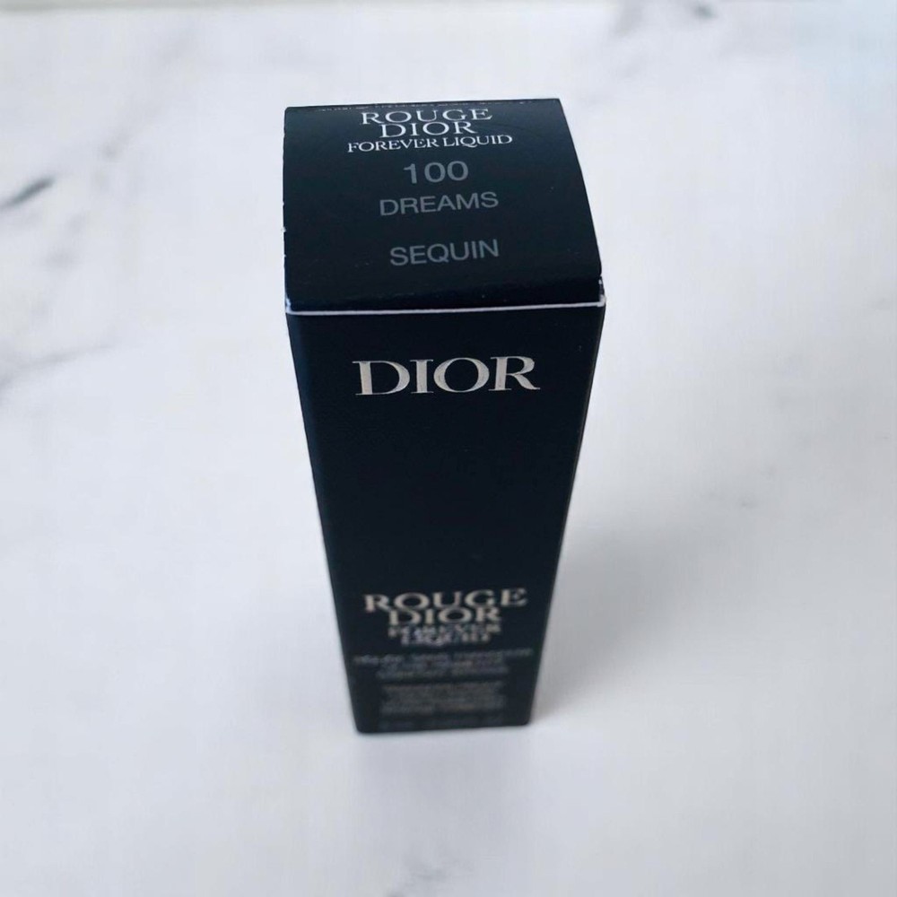 Dior Rouge Forever Liquid Sequin 100 Lip Gloss New Sealed