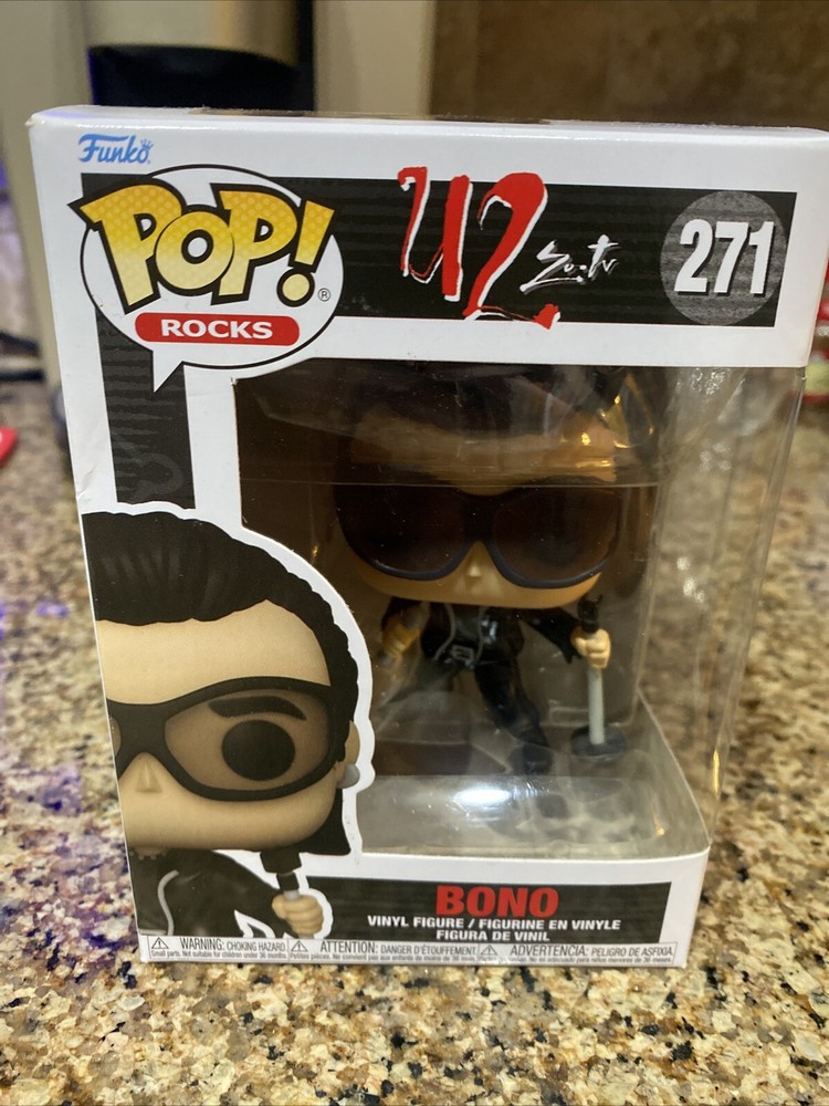 Funko Pop Rocks U2 #271 BONO Vinyl Figure