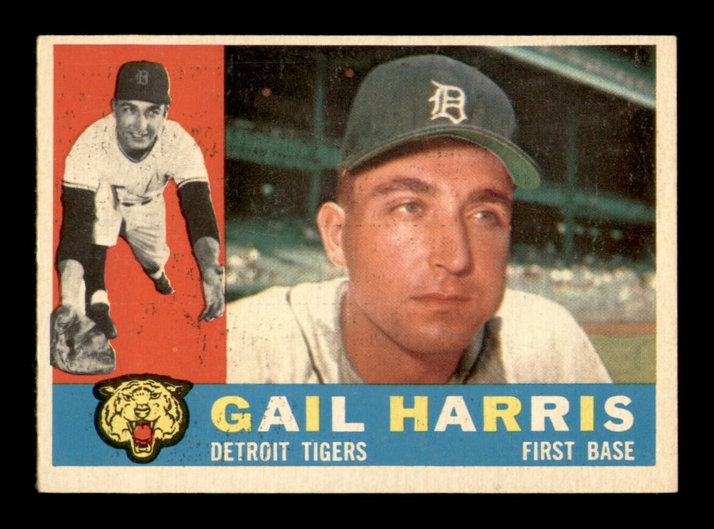 1960 Topps Baseball #152 Gail Harris EX-MT Condition OBGcards Vintage Set Break