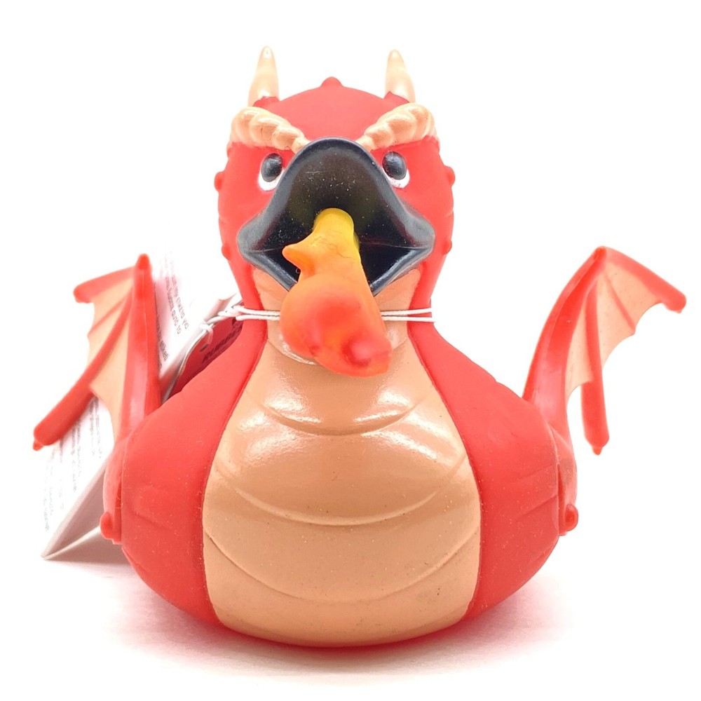 Wild Republic Rubber Red Dragon Duck - New with tags!