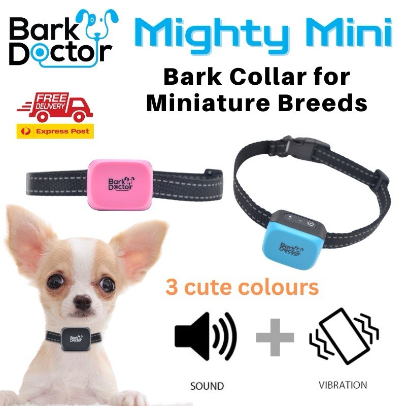 Bark Doctor Mini Anti-Bark Dog Collar for XS Dogs - Chihuahuas & Toy Poodles