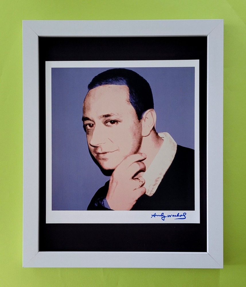 ANDY WARHOL + 1984 SIGNED + ERNESTO ESPOSITO POP ART  MOUNTED & FRAMED BUY NOW!-image