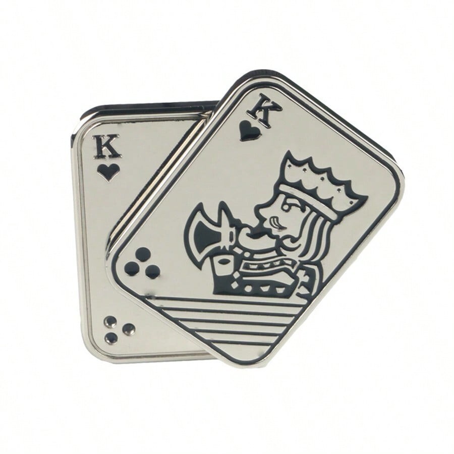 Magnetic Metal Fidget Toys Metal Poker Push Card Fidget Slider Stress Relief Toy