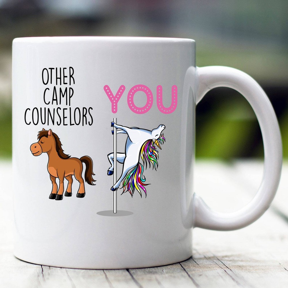 Funny Unicorn Camp Counselor Mug - Perfect Gift for Counselors