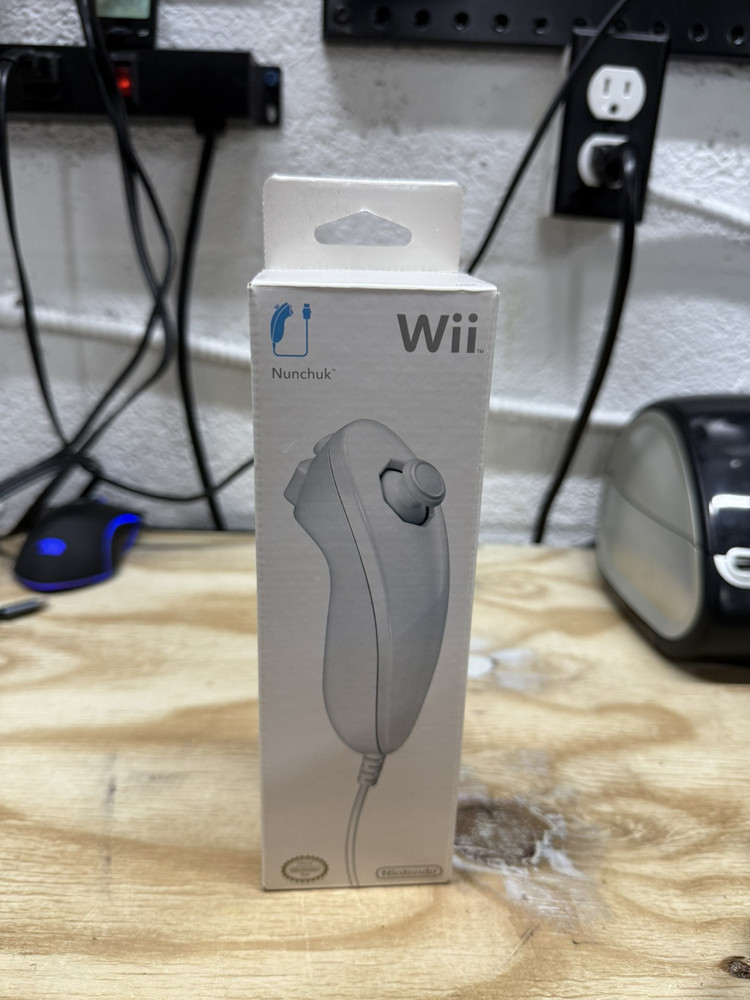 Nintendo Wii White Nunchuck Controller OEM Original Brand New Sealed