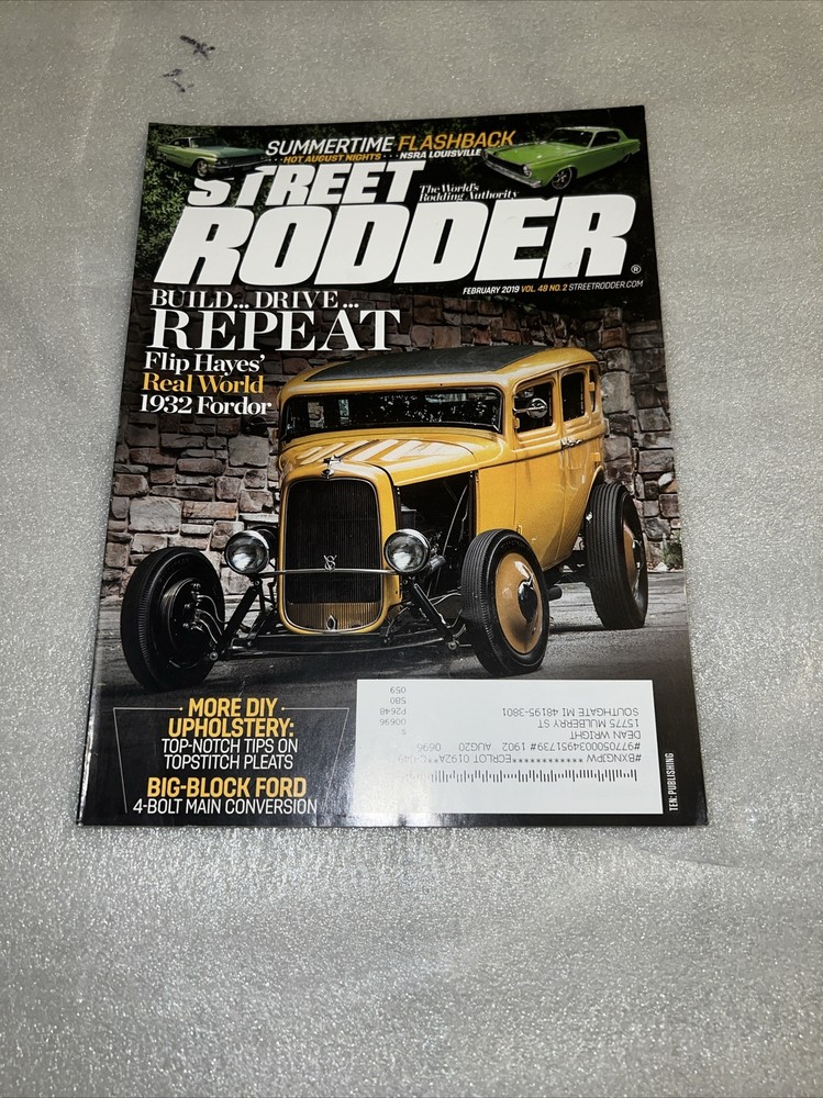 Street Rodder Magazine - February 2019 -  T58