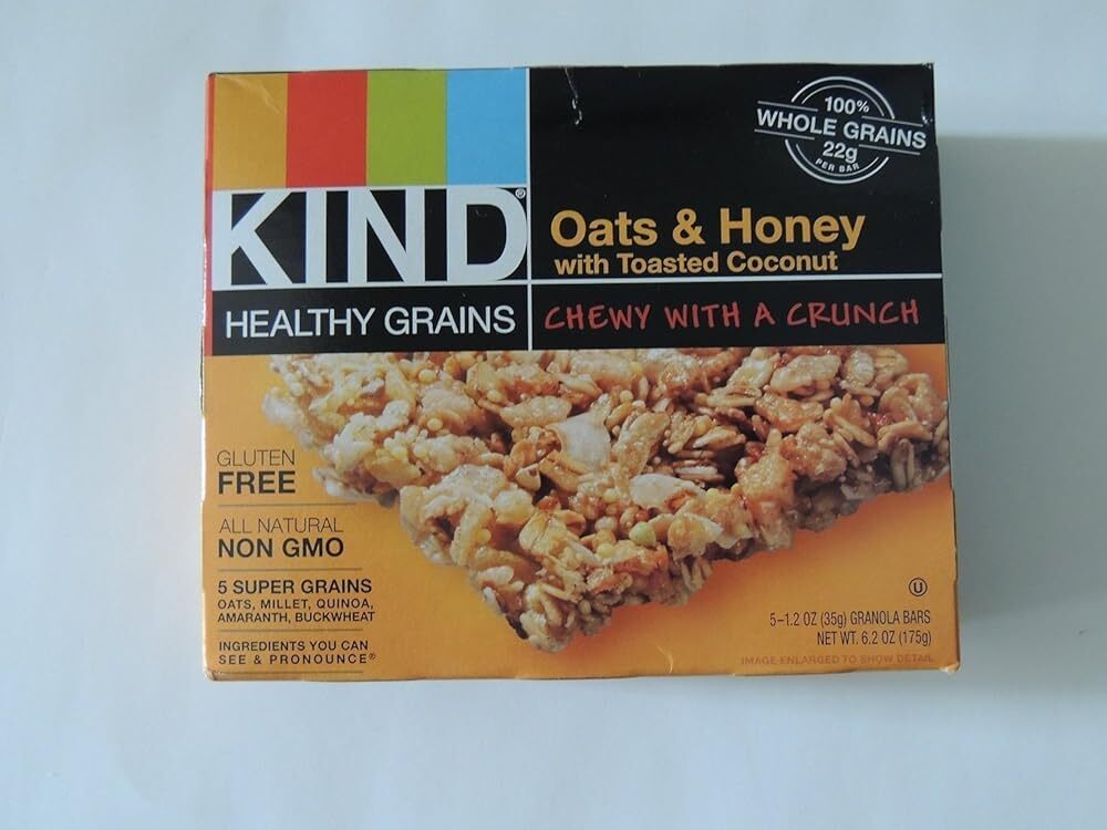 KIND Healthy Grains Bars Healthy Grains Bars - Oats & Honey with Toasted Coco...