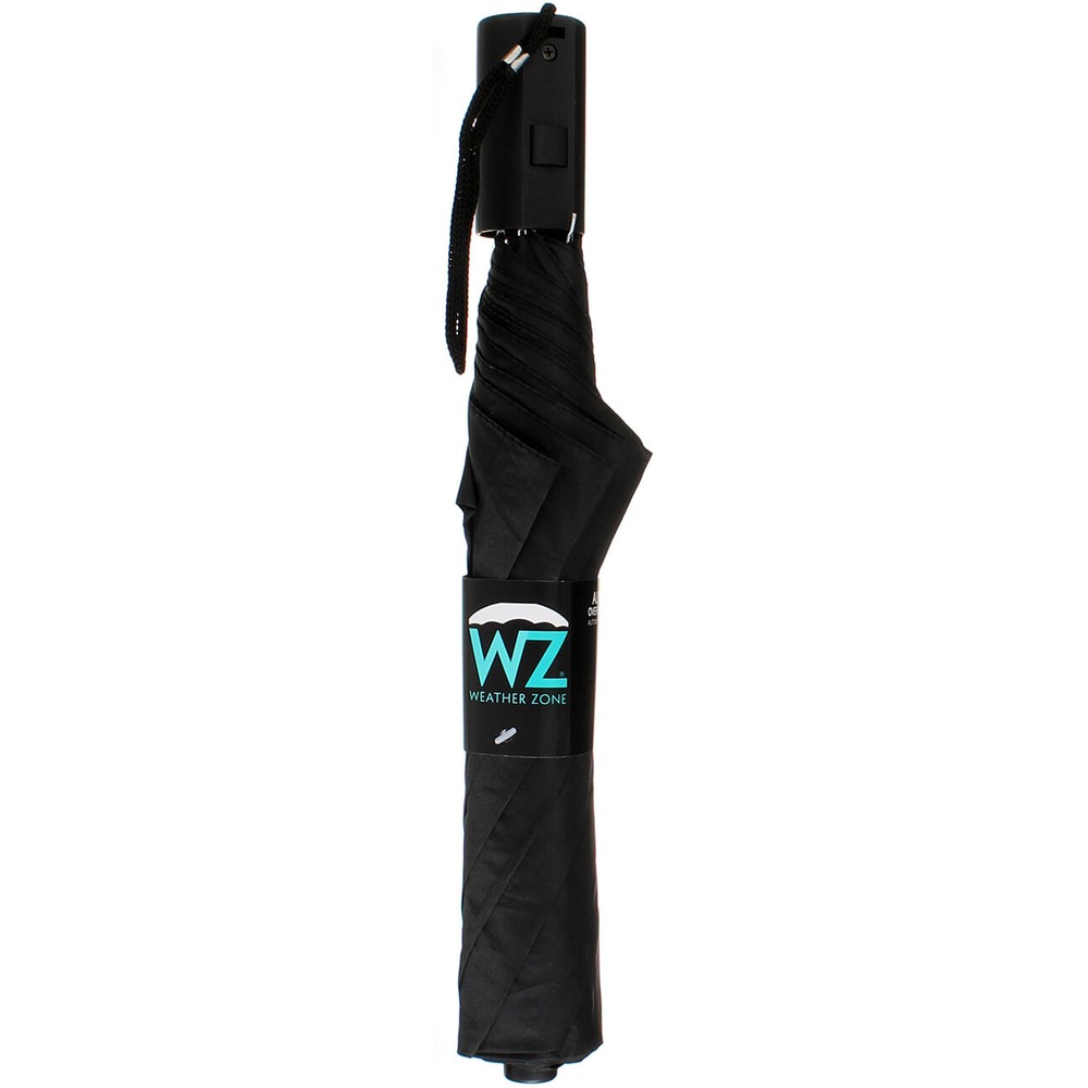 2 Pack Weather Zone Umbrella, 38 inch, Automatic Open, Black 650