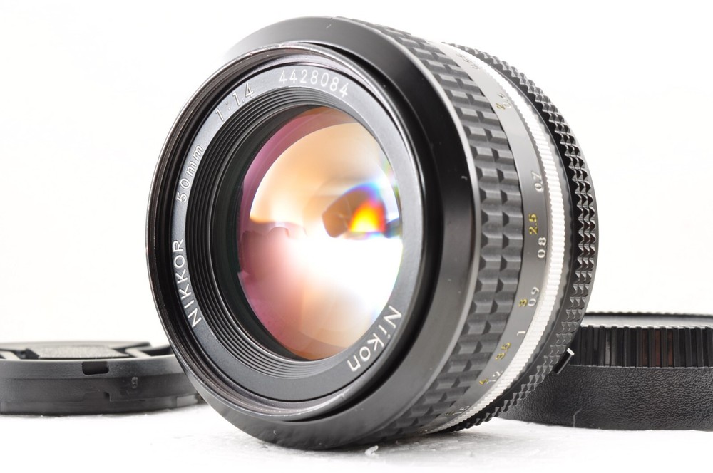 Nikon Ai Nikkor 50mm f1.4 Manual Focus Prime Lens Near Mint Japan #2336
